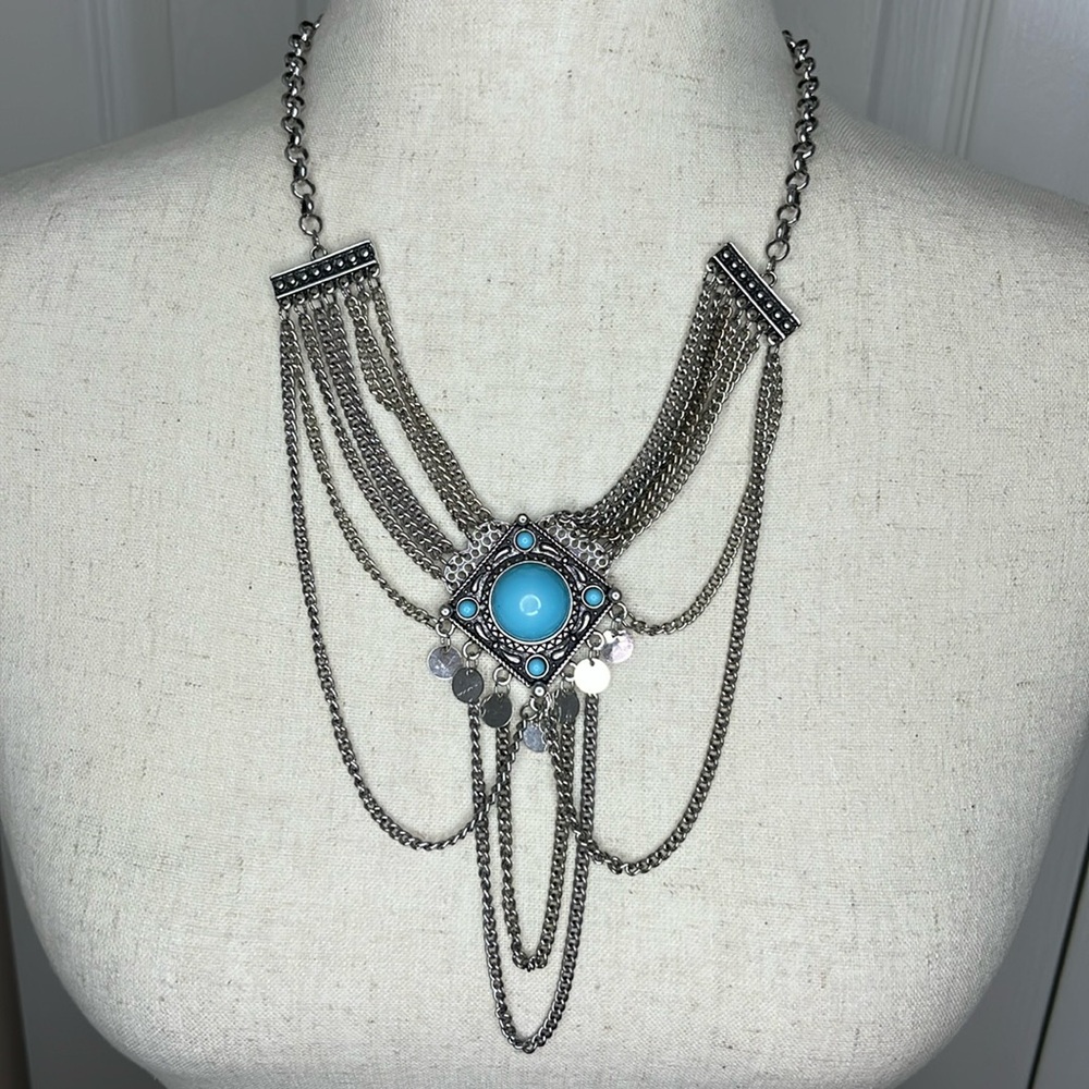 Turquoise & Silver Necklace